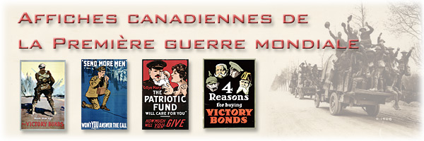 Affiches canadiennes de la Première Guerre mondiale - bannière