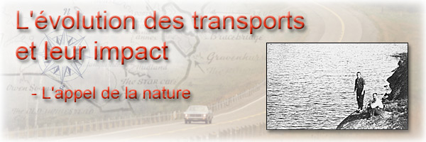L'évolution des transports et leur impact - L'appel de la nature - bannière