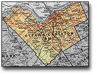 Carte : Ottawa-Carleton (détail)
