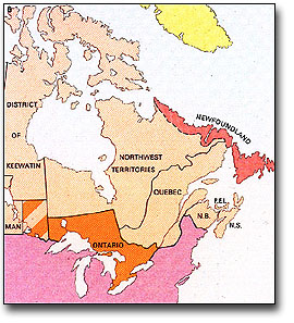  Map of Ontario Boundaries - 1880