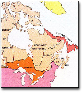  Map of Ontario Boundaries - 1889