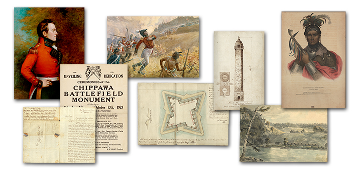 montage of images portraying the War of 1812