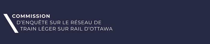 Commission d’enquête publique sur le réseau de train léger sur rail d’Ottawa banner