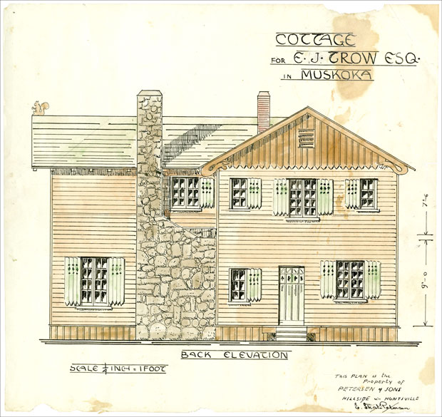 Cottage for E.J. Crow, Esquire in Muskoka