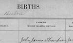 Go to: Birth Registrations 1899-1910