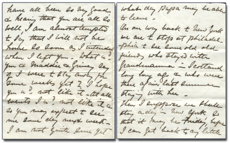Letter from Anne Brown to Catherine “Oda” Brown, 2 April [1874]