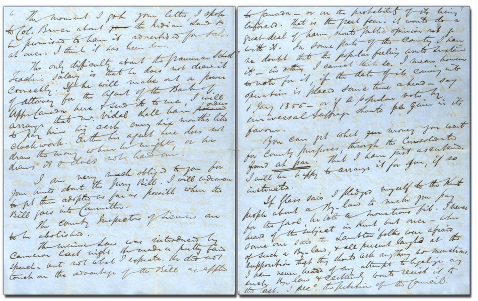 Letter from George Brown to Archibald Young, 22 March 1853