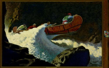 Peinture-Mackenzie Crossing the Rockies by Arthur Henry Howard Heming, 619815 