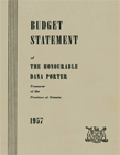 1957 Budget documents 