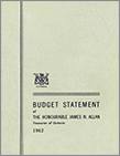 1972 Budget documents 
