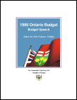 1998 Budget documents Budget speech