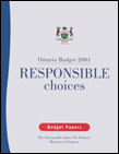 2001 Budget documents, Budget speech