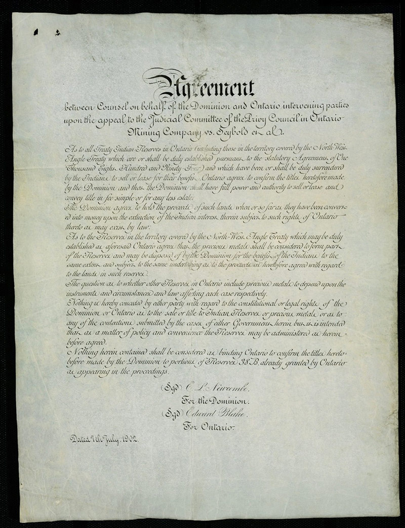 Articles du Traité de la baie James (Traité n° 9)