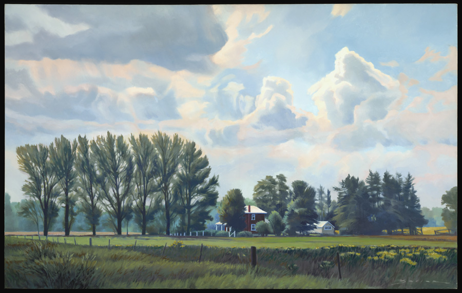 At the Lake Simcoe, 2006<br>
Rafael Tchetyshov<br>
Oil on canvas<br>
Government of Ontario Art Collection<br>
Archives of Ontario, 100420