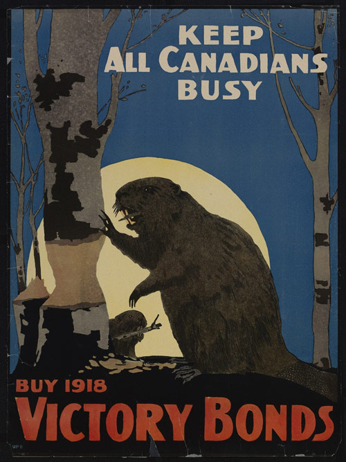 Affiche Keep All Canadians Busy