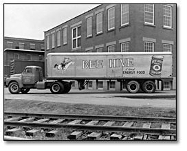 Photo: Bee Hive Corn Syrup delivery truck, [ca. 1940]