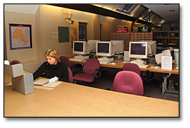 Photo: Reading Room at the Archives of Ontario