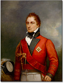 huile sur toile : General Sir Gordon Drummond, G. C. B., 1883