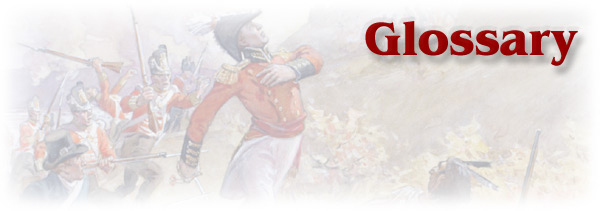 The War of 1812: Glossary - Page Banner