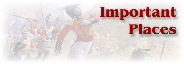 The War of 1812: Important Places - Page Banner
