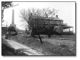 Photo: Gage homestead and the new Stoney Creek monument on the battlefield of that name