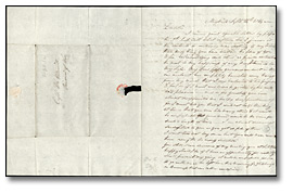 Lettre de Catherine Prendergast (Mayville) à William Merritt (Greenbush), 7 septembre 1814 (Page1 et 3)