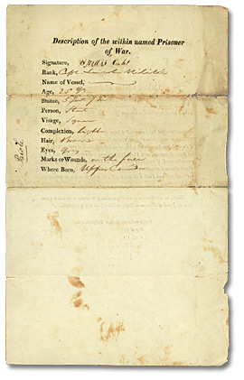 Passport of Captain Henry Nelles, January 7, 1815 [back]