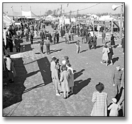 Photo: Scene at the International Ploughing Match, 1941 