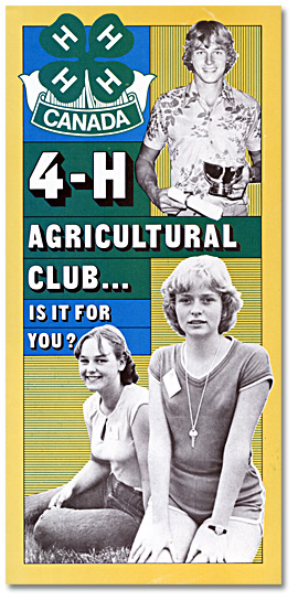 4-H Agricultural Club . . . Is it for you? [entre 1972 et 1982]