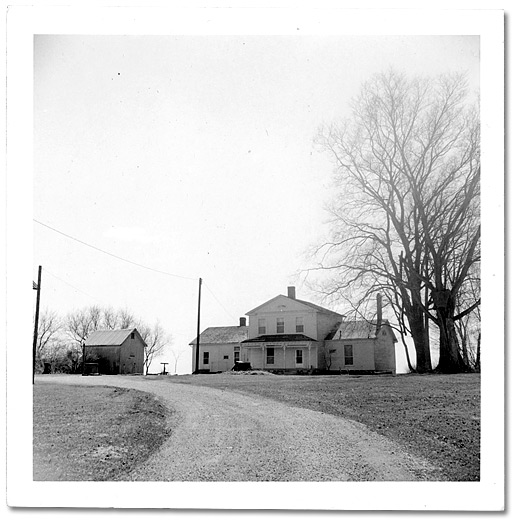 Photographie : Park House, Colchester South, un refuge pour les esclaves dans les années 1800, [vers 1950]