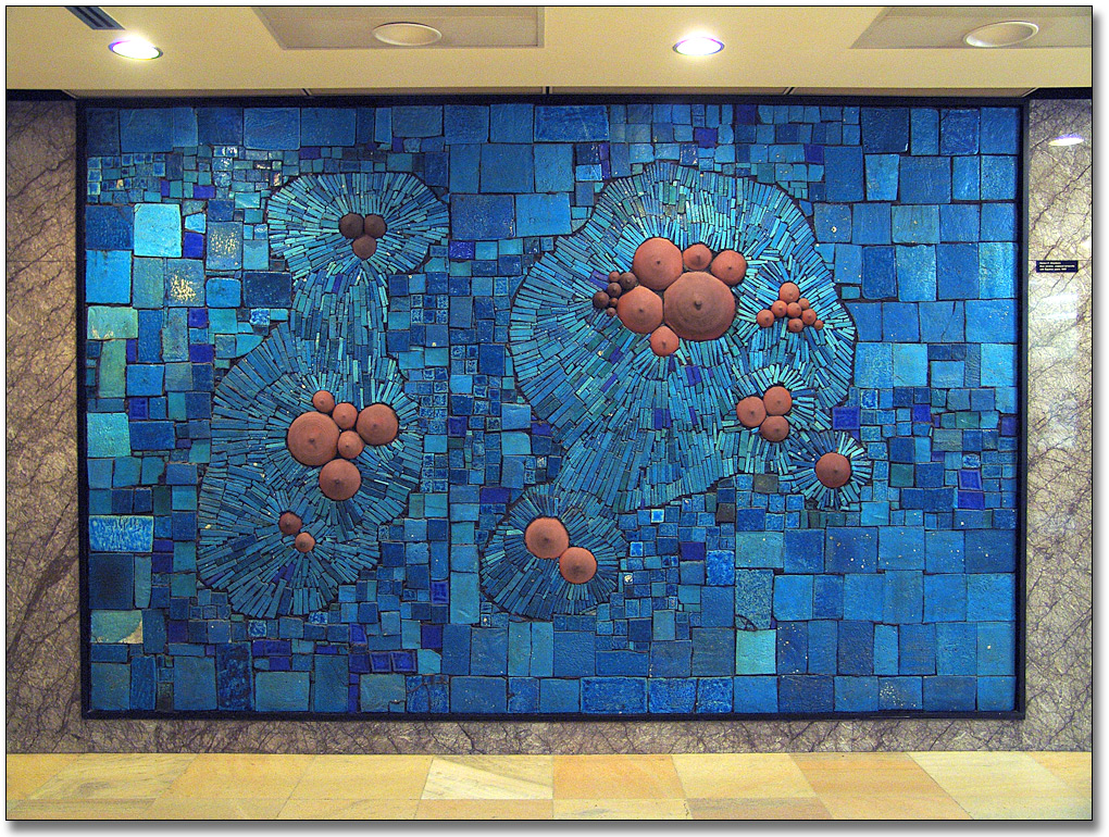 Photographie : Blue Mosaic [Mosaïque bleue], 1966-68 - Merton F. Chambers