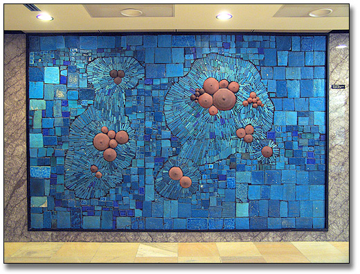 Photographie : Blue Mosaic [Mosaïque bleue], 1966-68 - Merton F, Chambers