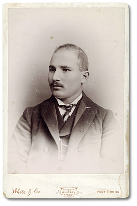 Photographie : Orri [?] Smith, fils de James Smith d’Amherstburg, Ontario, [vers 1870s]