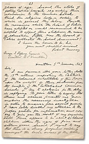 Letter dated November 9 from George S. Tiffany, Esquire to Reverend R. Murray, page 23