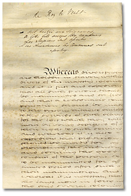 Original hand-written 1833 British Imperial Act