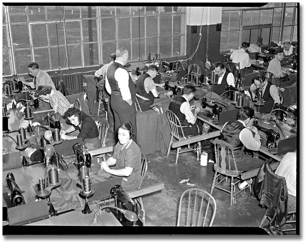 Photo: Tip Top Tailor making uniforms