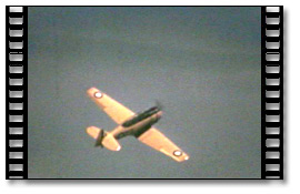 F/L Freddie Green [flying a Harvard] - Video Clip