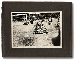 Photographie: Officiers noirs au camp de Des Moines, Iowa, [vers 1917-1918]