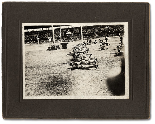 Photo: Black officers at WWI training school in Des Moines, Iowa, [ca. 1917-1918]