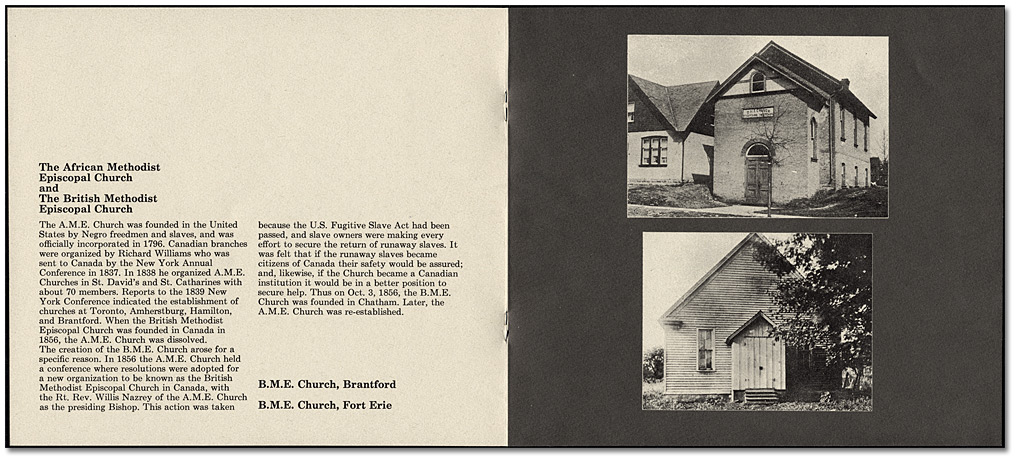 "a brief pictorial history of Blacks in Nineteenth Century Ontario", by Daniel G. Hill, published by the Ontario Human Rights Commission