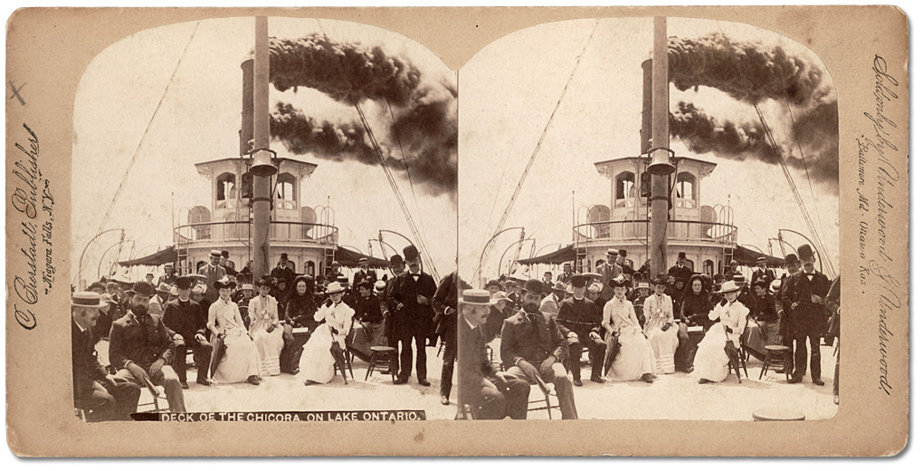 Photo: Deck of the Chicora on Lake Ontario, [ca. 1905]