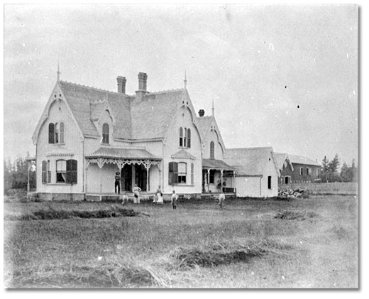 Photographie : Maison de W. A. Milne à Scarborough, [vers1885]