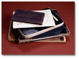 Photo: Stack of Diaries