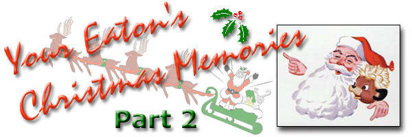 Your Eaton's Christmas Memories - Page Banner