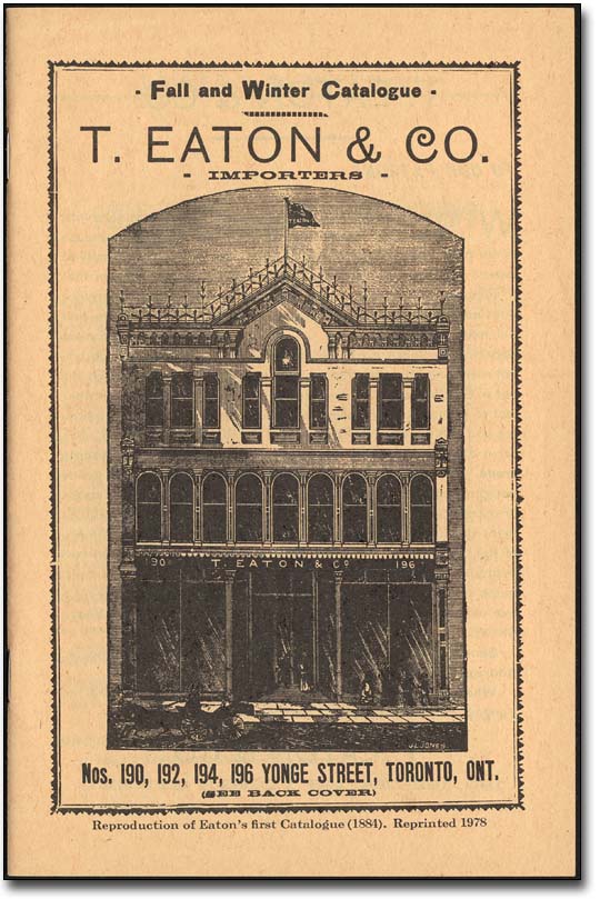 Eaton's Catalogue Fall-Winter, 1884