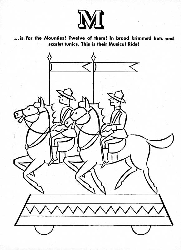 The Archives of Ontario Remembers an Eaton's Christmas: An Eaton's Santa Claus Parade Colouring Book with Punkinhead's North Pole Race (1960) - Page 15