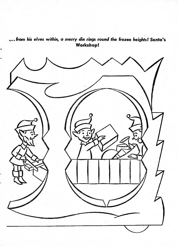 The Archives of Ontario Remembers an Eaton's Christmas: An Eaton's Santa Claus Parade Colouring Book with Punkinhead's North Pole Race (1960) - Page 23