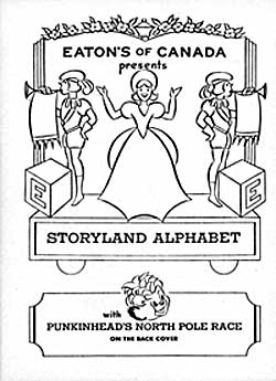 The Archives of Ontario Remembers an Eaton's Christmas: An Eaton's Santa Claus Parade Colouring Book with Punkinhead's North Pole Race (1960) - Page 1