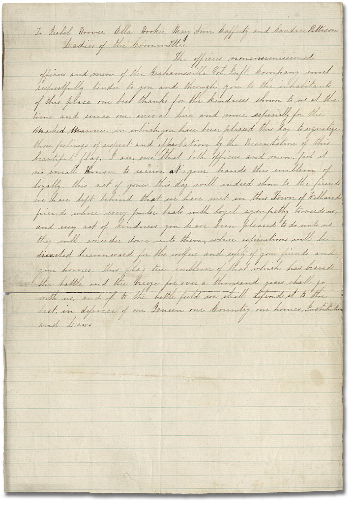 Procès-verbal du comité de sécurité : remerciements, 1866, Page 10