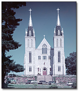 Photographie : Le sanctuaire des martyrs, 1953